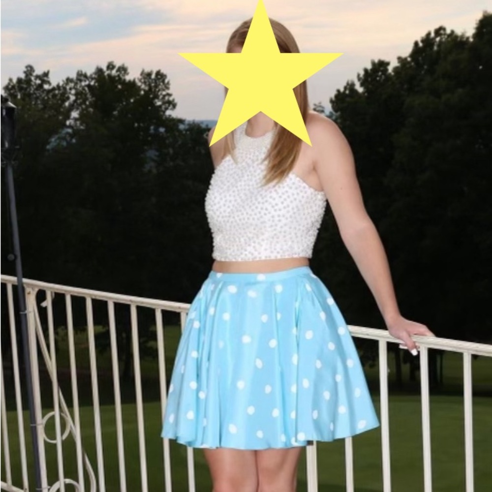 Two piece Sherri Hill cocktail dress, worn for a couple of hours